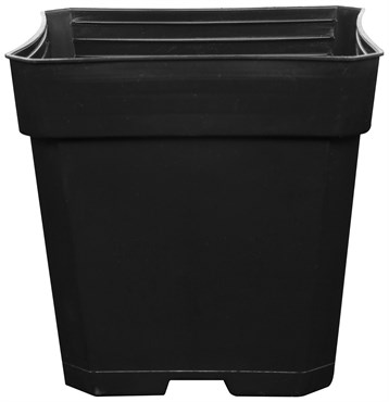 Gro Pro 5.5in x 5.5in x 5.75in Plastic Pot Black — Single Unit - Image 2