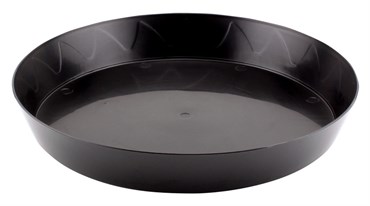 Gro Pro 12in Heavy Duty Saucer Black (50/CS)