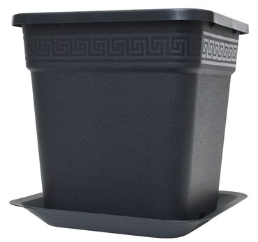 Gro Pro 1gal Black Square Pot — Single Unit - Image 3