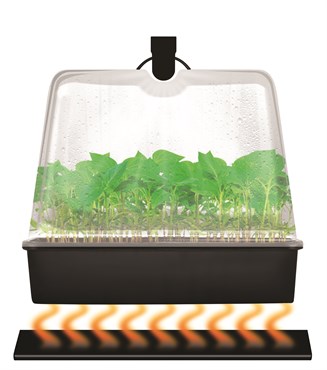 Super Sprouter Premium Heated Propagation Kit w/ T5 Light — Single Unit - Image 2