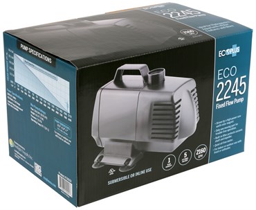 EcoPlus Eco 2245 Fixed Flow Submersible/Inline Pump 2166 GPH — Single Unit - Image 4