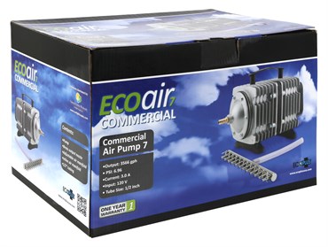 EcoPlus Commercial Air 7 Air Pump 200 Watt Single Outlet 3566 GPH — Single Unit - Image 2