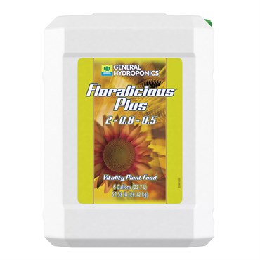 General Hydroponics 6gal Floralicious Plus 2-0.8-0.5 (48/PL)