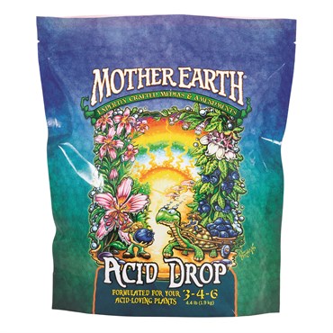 Mother Earth 4.4# Acid Drop For Acid Loving Plants 3-4-6 (6/CS)