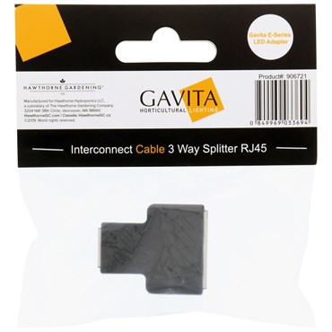 Gavita E-Series LED Adapter Interconnect Cable 3 Way Splitter RJ45 — Single Unit - Image 4