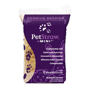 PetStraw 0.5cf Mini Bale Pet Bedding Wheat Straw