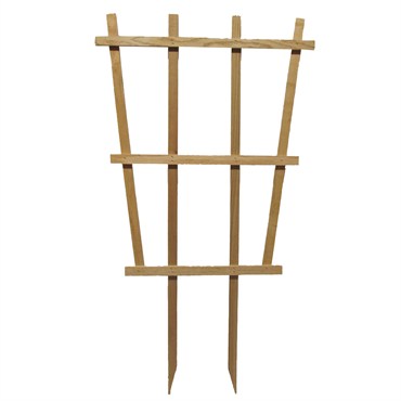 Heritage Wood 20"x14"x3' Double Stake Espalier
