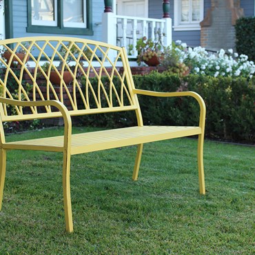 Innova Lancaster Bench Vintage Yellow