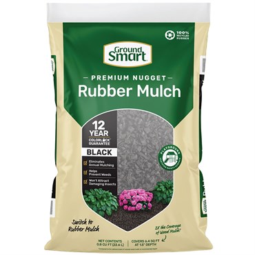 GroundSmart .8CF Nugget Mulch Espresso Black
