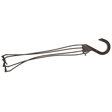 ITML 4-STRAND PLASTIC FIBERGROW HANGER BROWN W TAG BARB 24/BG