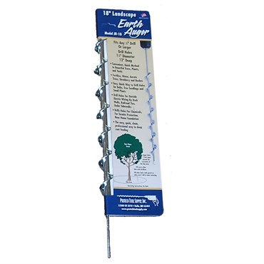 Jisco 18" Earth Auger 1-1/4" Hole Diameter