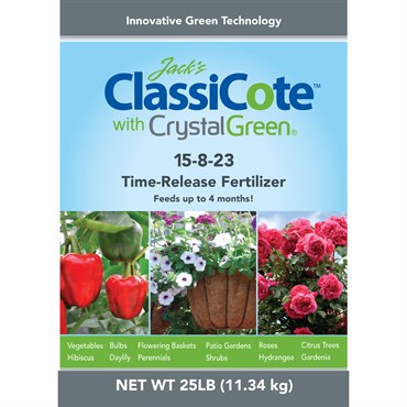 Jacks ClassicCote 25# with Crystal Green 15-8-23