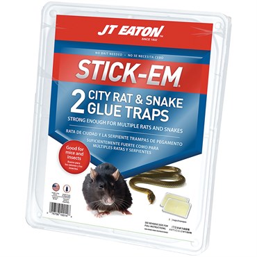 Stick-Em 2pk City Rat and Snake Glue Traps Retail