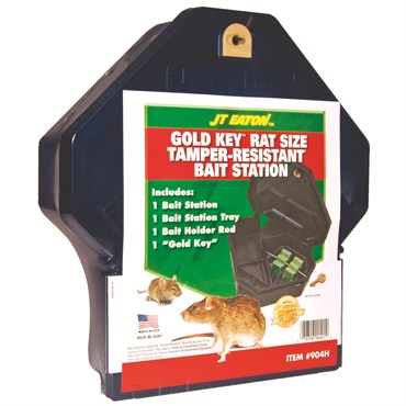 Gold Key Rat Depot Plastic Tamper-Resistant Bait Station Retail