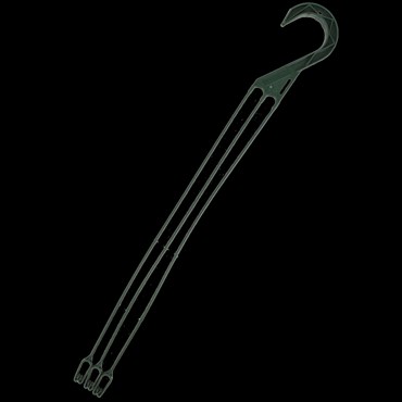 Landmark 19.00 Long Clip Plastic hanger 3 Strand Green 50 Per Bag