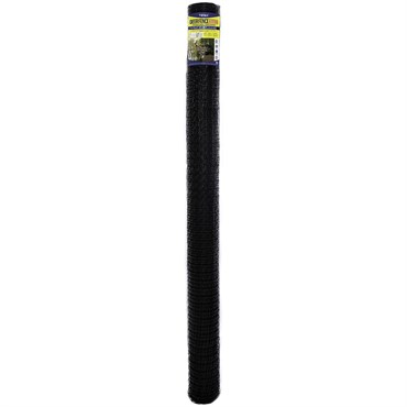 Tenax 8'x100' Black Deer Fence Select 1.77"x1.97" Mesh