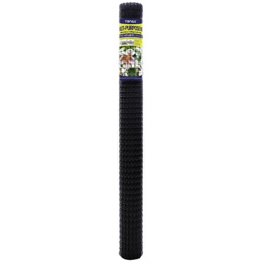 Tenax 4'x50' Multi Purpose Net Black.75"x1" Mesh — Single Unit