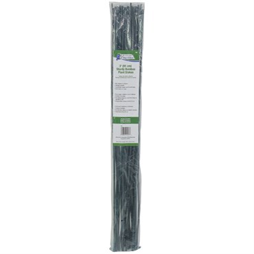 Gardener's Blue Ribbon 25pk 3' Bamboo 6-8mm Green
