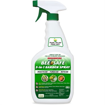 Organocide 24oz Bee Safe 3-in-1 Garden Spray Ready to Use