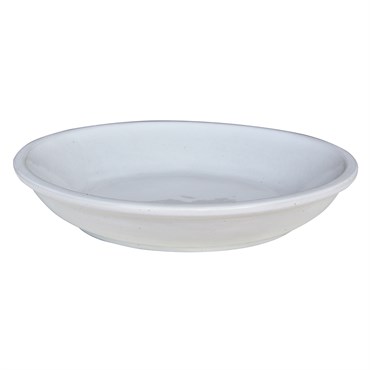 Michael Carr 19.3" Flared Round Saucer White