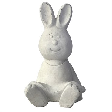 MCarr 9.3" Smiling Rabbit White