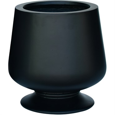MCarr 16pc Ficonstone Short Snifter Urn Planter Pallet Matte Black