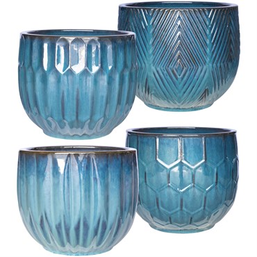 MCarr 32pc Mixed Bell Planter Pallet Ultramarine