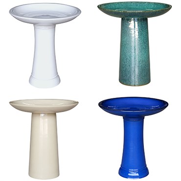 MCarr 16pc Classic Birdbath with Assorted Colors Pallet