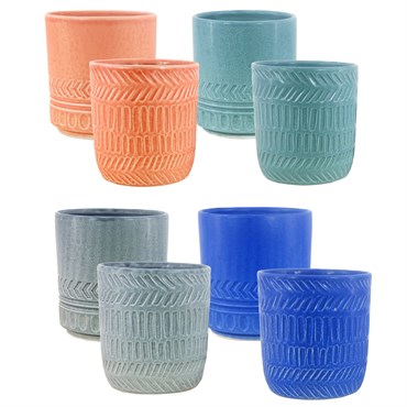 MCarr 16PC 5.5" Small Planter Set Mixed Colors