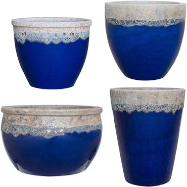 MCarr 26pc Mixed Planter Pallet Volcanic Admiral Blue