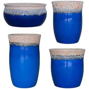 MCarr 26pc Volcanic Mix Planter Pallet Assortment Admiral Blue