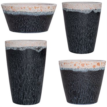 MCarr 28pc Volcanic Mixed Planter Pallet Assortment Falling Black