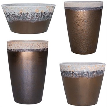 MCarr 28pc Volcanic Mixed Planter Pallet Assortment Gold