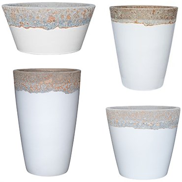 MCarr 28pc Volcanic Mixed Planter Pallet Assortment White