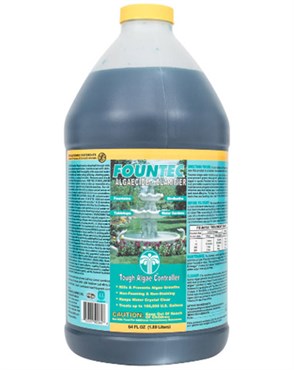 Fountec 64oz Fountain Algaecide Clarifier Blue 8/CS