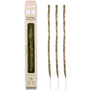 Mossify 42" 3pk Bendable Moss Poles Thin
