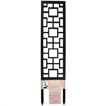 Mossify Tropical Squares Black Wood