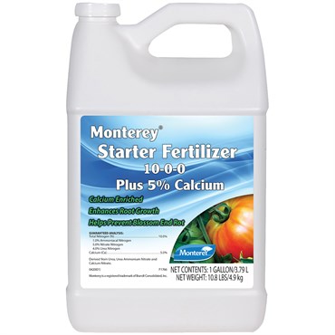 Monterey 1gal Concentrate Starter Fertilizer 10-0-0 + 5% Calcium