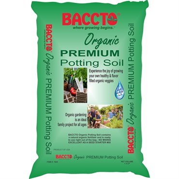 Mi Peat 1.5cf BACCTO Organic Premium Potting Soil 65/PL