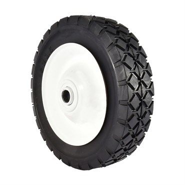 Maxpower 6" x 1.50" Offset Steel Lawn Mower Wheel with Diamond Tread