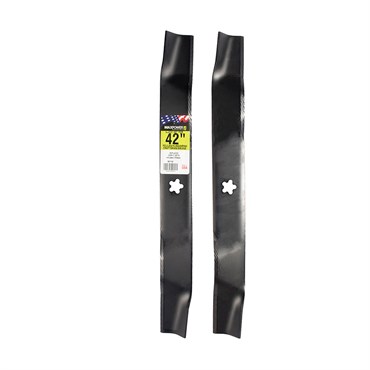 Maxpower 2 Blade Set 42" Mowers Husqvarna Craftsman Poulan Replaces OEM#'s 139775 & 532139775