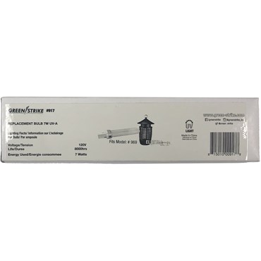GREEN-STRIKE Replacement Bulb 7W UV-A LED Light for Bug Zapper 600 Series Fits Part# 969