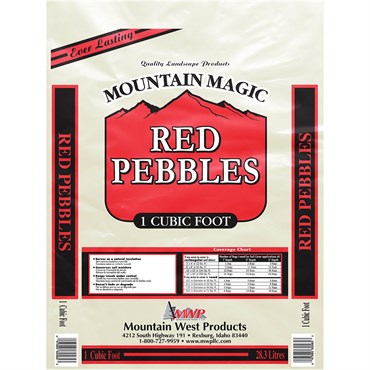 Mountain West 1cf Lava Rock Pebbles Red 77/PL