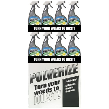 Pulverize 48pc 32oz Weed Killer Lawn Trigger Bottle Ready to Use Quarter Pallet