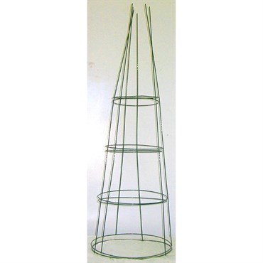 Midwest Wire Works 42" Extra Heavy Duty Tomato Cage Green 4 Ring 3 Leg