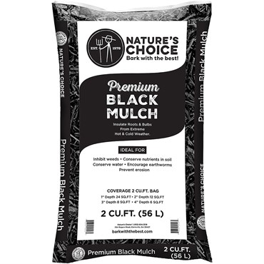 NC 2cf Colored Mulch Black 65/PL