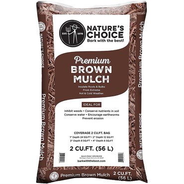 NC 2cf Colored Mulch Brown 65/PL
