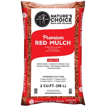NC 2cf Colored Mulch Red 65/PL
