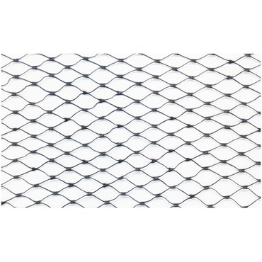 Greenyard 28'x28' Diamond Mesh Bird Net Folded Black