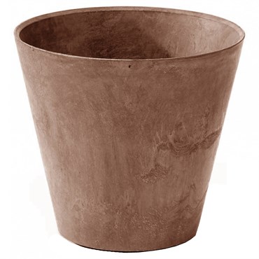 StoneArt 6" Round Napa Planter Rust